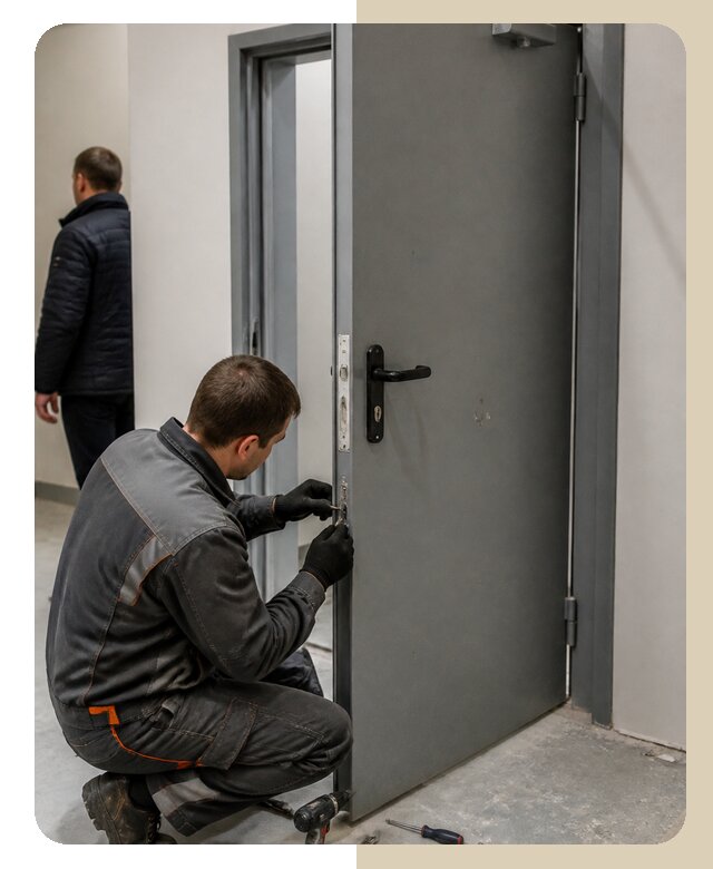 Ремонт противопожарной двери в Тихорецке по цене 6700 р. | ДвериЛегко-Тхр