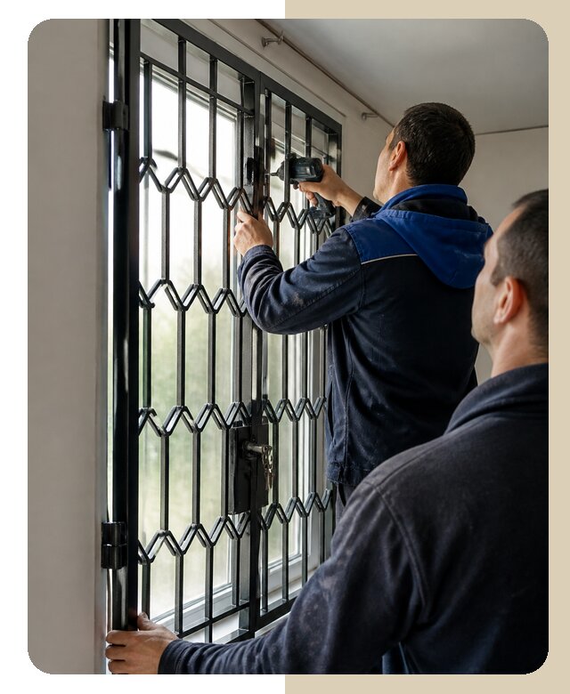 Установка распашных решеток в Тихорецке цена от 6700 р. | ДвериЛегко-Тхр