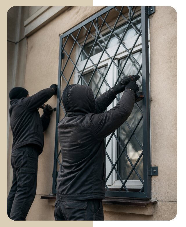Установка антивандальных решеток на окна в Тихорецке